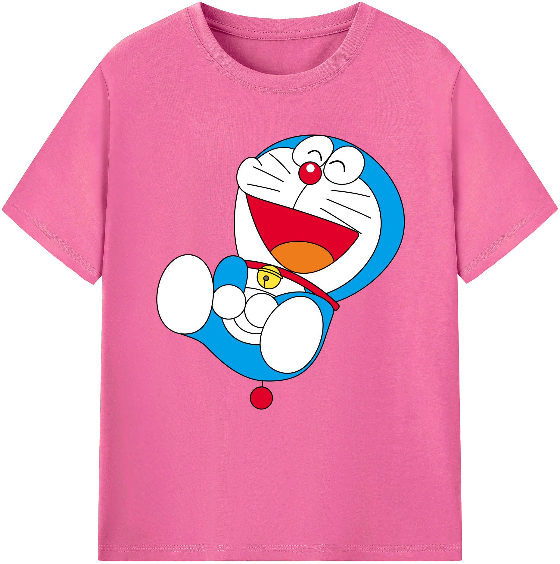 （画像用） ドラえもん Doraemon レディースカジュアルプリントTシャツ（綿100％）